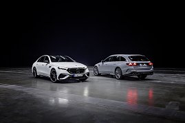 Performance und Effizienz in neuer Kombination: der Mercedes-AMG E 53 HYBRID 4MATIC+ (Foto: Mercedes-Benz AG)