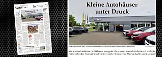 Kleine Autohäuser unter Druck (MZ Halle)