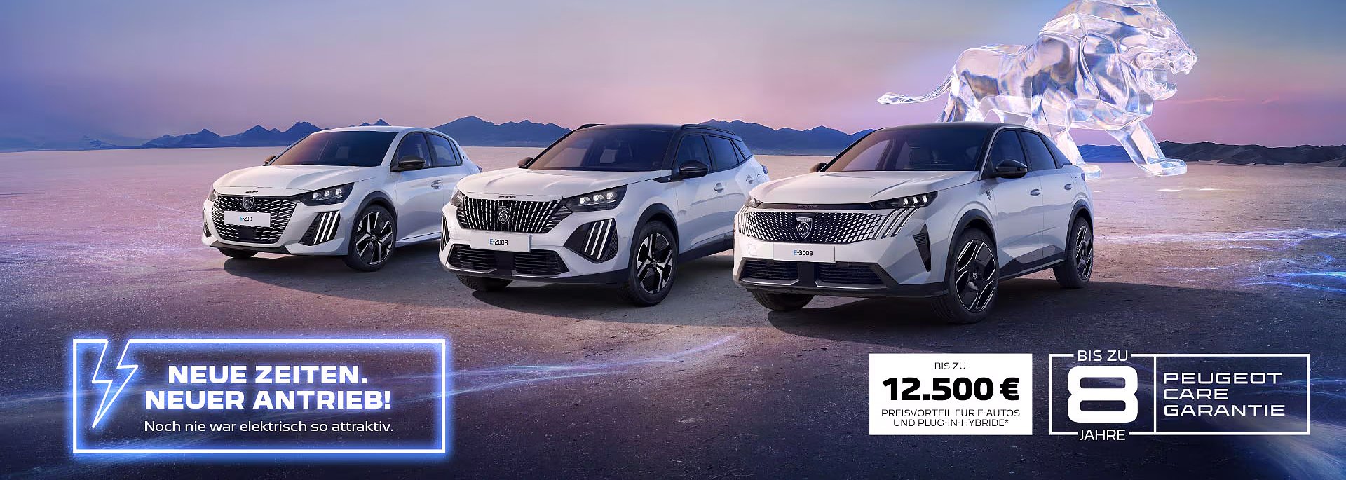 ELEKTROAUTOF&Ouml;RDERUNG: ATTRAKTIVE ANGEBOTE BEI PEUGEOT