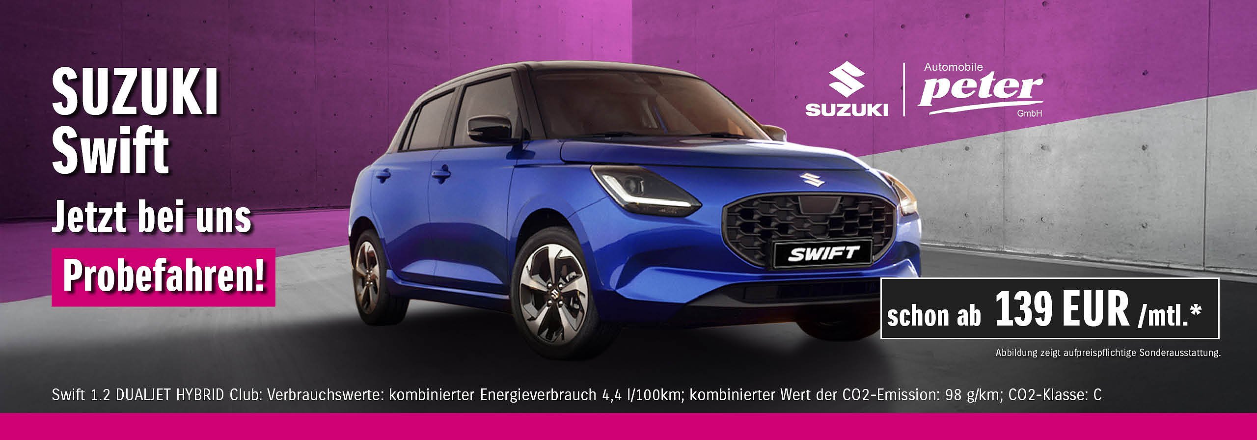 SUZUKI Swift - Jetzt Probefahren