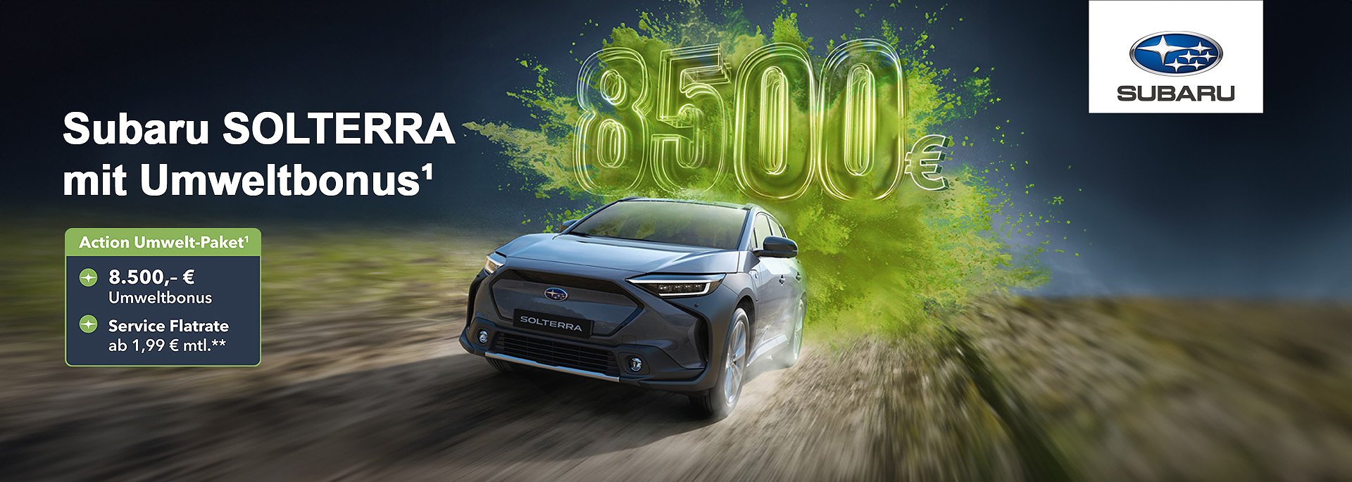Subaru SOLTERRA mit Umweltbonus&sup1;