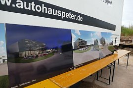 Impressionen vom symbolischen Baustart in Erfurt (Foto: Fischer/Autohaus Peter)