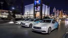 Mercedes-Benz E-Klasse Mitfahrt, Las Vegas 2020 (Foto: Mercedes-Benz AG)