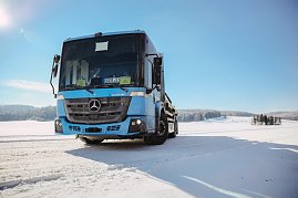 Eindrücke vom Wintertest. (Foto: Daimler AG)