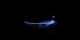 Mercedes-EQ, EQS 580 4MATIC, Exterieur, Farbe: hightechsilber/obsidianschwarz, AMG-Line, Edition 1;( Stromverbrauch kombiniert: 20,0-16,9 kWh/100 km; CO2-Emissionen kombiniert: 0 g/km) (Foto: Mercedes-Benz AG)
