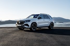 Der neue Mercedes-Benz GLE von vorne.