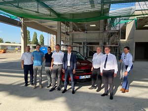 Hoher Besuch in Erfurt