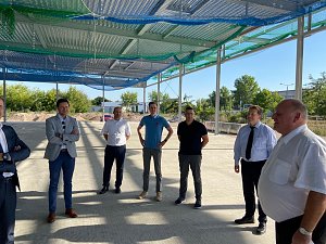 Hoher Besuch in Erfurt