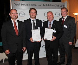 Opel honoriert beste Werkstattprofis