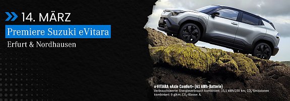 Premiere eVITARA (Suzuki Deutschland)