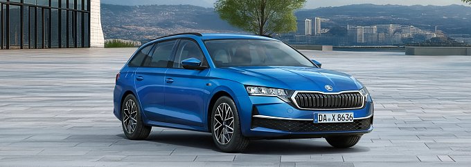 Blauer Skoda Octavia Balance 