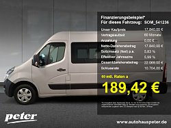 Opel Movano B 2.3 CDTI Doka Kasten L2H2 7-Sitzer Klimaautomatik AHK